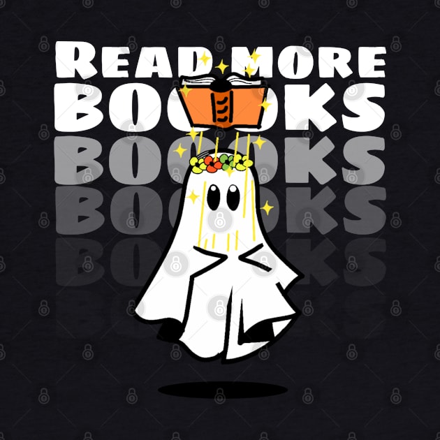 Boooks Ghost reading book - read more books by Mic jr